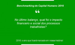 Participe deste seleto grupo de empresas do Benchmarking de Capital Humano 2016!